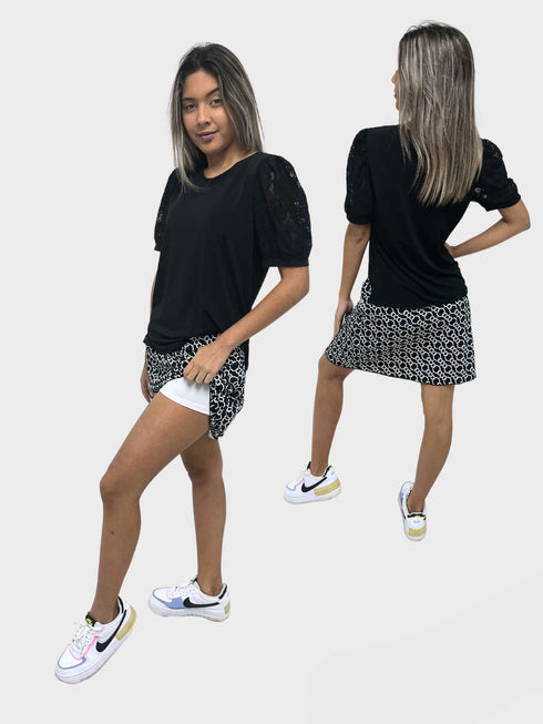 WOMEN GOLF SKORT Waist Band and Front- Back Pockets - SH015